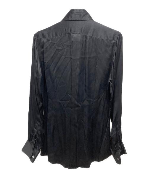 DOLCE & GABBANA（ドルチェ＆ガッバーナ）DOLCE & GABBANA (ドルチェ＆ガッバーナ) シルクシャツ ブラック サイズ:38の古着・服飾アイテム