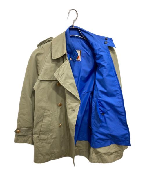 BARACUTA（バラクータ）BARACUTA (バラクータ) COMME des GARCONS (コムデギャルソン) トレンチドッキングG9ジャケット ブルー×ブラウン サイズ:ｓの古着・服飾アイテム