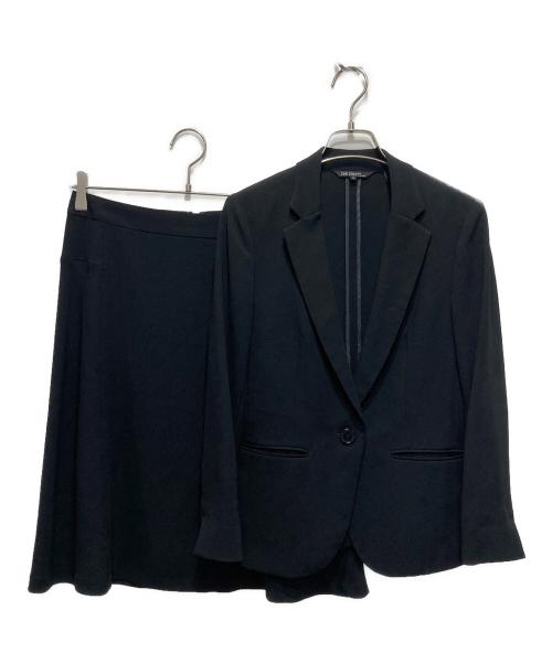 23区（ニジュウサンク）23区 (ニジュウサンク) トリアセダブルジョーゼットセレモニースーツ ブラック サイズ:Sの古着・服飾アイテム