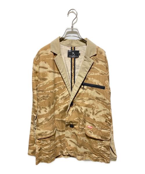 VIRGO（ヴァルゴ）VIRGO (ヴァルゴ) 切替ジャケット ブラウン サイズ:3の古着・服飾アイテム