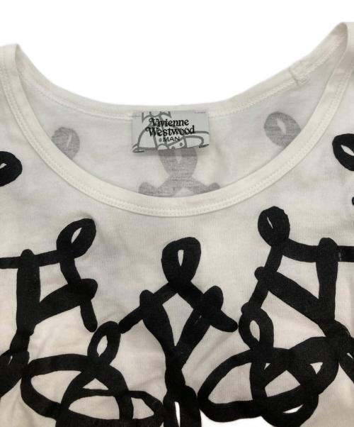 Vivienne Westwood（ヴィヴィアンウエストウッド）Vivienne Westwood (ヴィヴィアンウエストウッド) ワイヤーBROビッグT ホワイト サイズ:FREEの古着・服飾アイテム