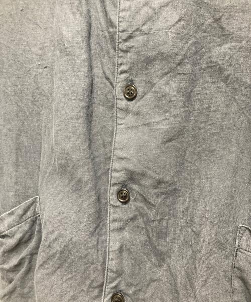 nestrobe confect（ネストローブ コンフェクト）nestrobe confect (ネストローブ コンフェクト) プルオーバーリネンシャツ ネイビー サイズ:5の古着・服飾アイテム