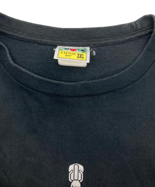 A BATHING APE（ア ベイシング エイプ）A BATHING APE (ア ベイシング エイプ) シャークTシャツ ブラック サイズ:３XLの古着・服飾アイテム