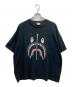 A BATHING APE（ア ベイシング エイプ）の古着「シャークTシャツ」｜ブラック