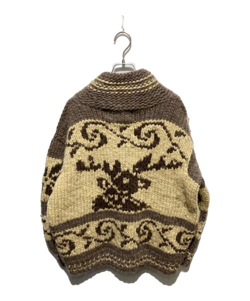 KANATA（カナタ）KANATA (カナタ) カウチンニットカーディガン ベージュ サイズ:不明の古着・服飾アイテム