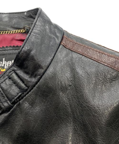 Schott（ショット）Schott (ショット) ラムレザーシングルライダースジャケット ブラック サイズ:Lの古着・服飾アイテム