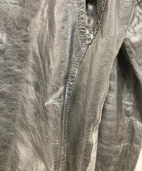 Schott（ショット）Schott (ショット) ラムレザーシングルライダースジャケット ブラック サイズ:Lの古着・服飾アイテム