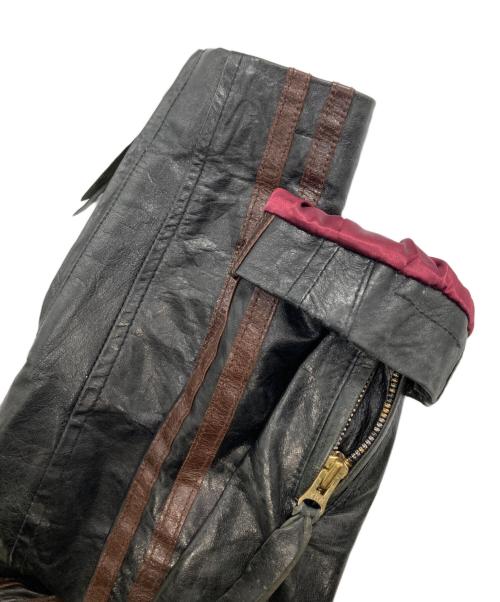 Schott（ショット）Schott (ショット) ラムレザーシングルライダースジャケット ブラック サイズ:Lの古着・服飾アイテム