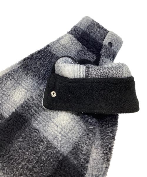 stussy（ステューシー）stussy (ステューシー) Zip Sherpa Shadow Plaid Shirt ネイビー サイズ:Sの古着・服飾アイテム