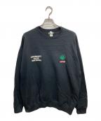 JERZEES×WACKO MARIAジャージーズ×ワコマリア）の古着「舐達麻 HIGH TIMES クルーネック スウェットシャツ」｜ブラック