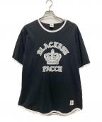 BlackEyePatchブラックアイパッチ）の古着「24SS CROWN LOGO RIBBED TEE クラウンロゴ リブ Tシャツ」｜ブラック