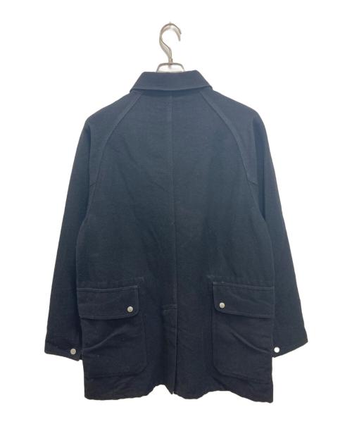 SASSAFRAS（ササフラス）SASSAFRAS (ササフラス) ウールコート ブラック サイズ:Lの古着・服飾アイテム