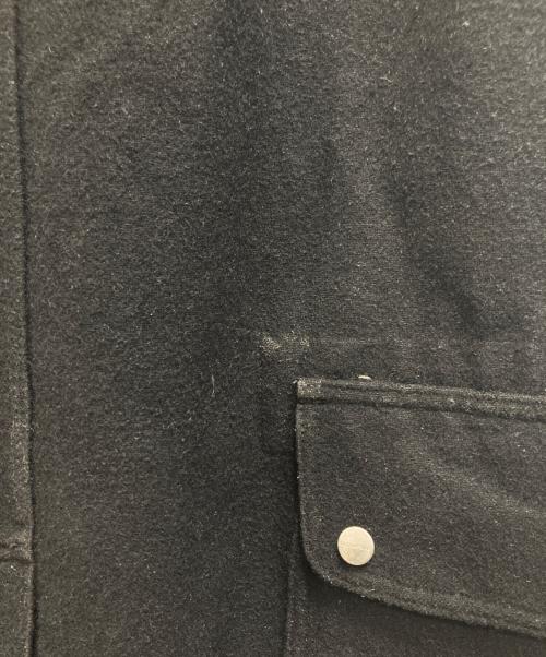 SASSAFRAS（ササフラス）SASSAFRAS (ササフラス) ウールコート ブラック サイズ:Lの古着・服飾アイテム