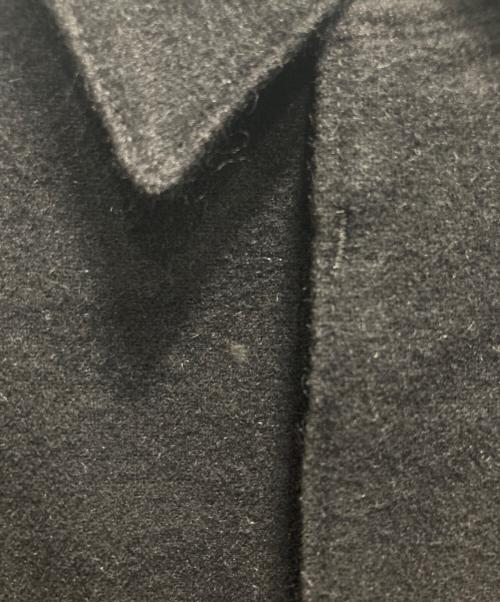 SASSAFRAS（ササフラス）SASSAFRAS (ササフラス) ウールコート ブラック サイズ:Lの古着・服飾アイテム