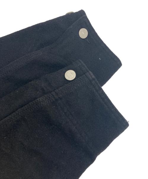 SASSAFRAS（ササフラス）SASSAFRAS (ササフラス) ウールコート ブラック サイズ:Lの古着・服飾アイテム