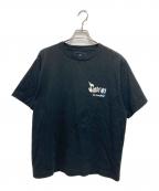 uniform experimentユニフォームエクスペリメント）の古着「JAZZY 5 WIDE TEE」｜ブラック