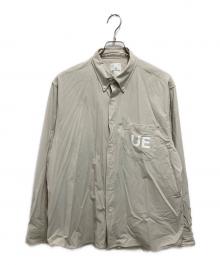 uniform experiment（ユニフォームエクスペリメント）の古着「NUMBERING SEAM POCKET B.D SHIRT」｜ベージュ