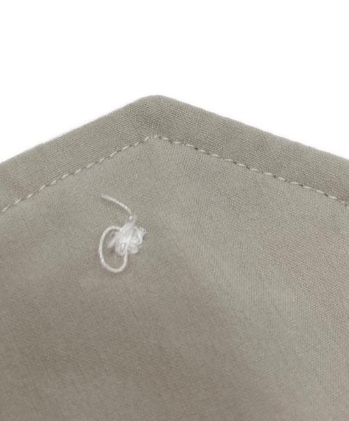 uniform experiment（ユニフォームエクスペリメント）uniform experiment (ユニフォームエクスペリメント) NUMBERING SEAM POCKET B.D SHIRT ベージュ サイズ:Lの古着・服飾アイテム