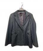 anuansアニュアンス）の古着「フレアスリーブスリットジャケット」｜グレー