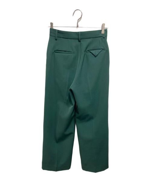 Ameri（アメリ）AMERI (アメリ) ESSENTIAL SLIM STRAIGHT PANTS グリーン サイズ:Sの古着・服飾アイテム