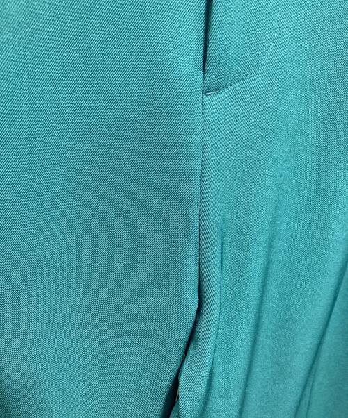 Ameri（アメリ）AMERI (アメリ) ESSENTIAL SLIM STRAIGHT PANTS グリーン サイズ:Sの古着・服飾アイテム