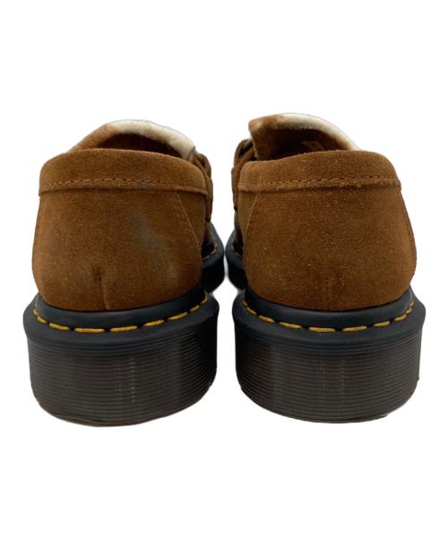Dr.Martens（ドクターマーチン）Dr.Martens (ドクターマーチン) エイドリアン スナッフ カウプリント スエードレザービットローファー/Snaffle Loafer ブラウン サイズ:UK4の古着・服飾アイテム