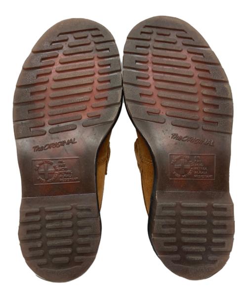 Dr.Martens（ドクターマーチン）Dr.Martens (ドクターマーチン) エイドリアン スナッフ カウプリント スエードレザービットローファー/Snaffle Loafer ブラウン サイズ:UK4の古着・服飾アイテム