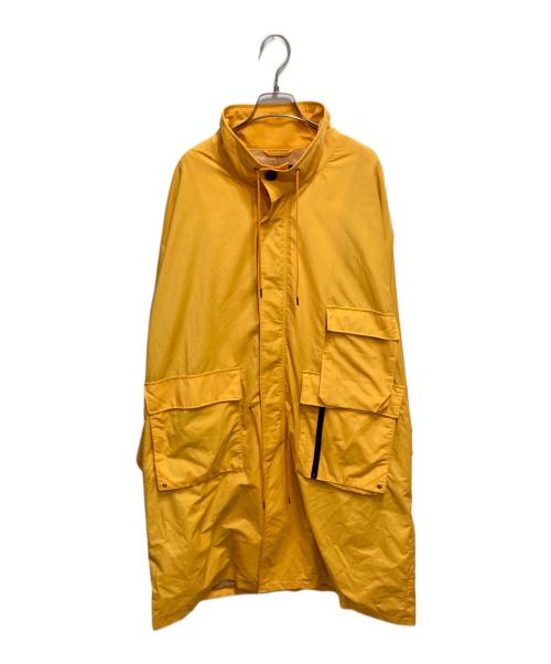 HARE（ハレ）HARE (ハレ) スタンドカラーオーバーサイズドナイロンコート オレンジ サイズ:Sの古着・服飾アイテム