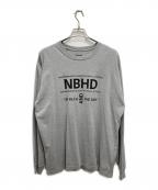 NEIGHBORHOODネイバーフッド）の古着「ロゴカットソー」｜グレー