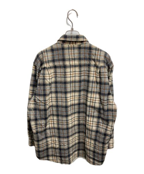 PENDLETON（ペンドルトン）PENDLETON (ペンドルトン) 90s 裏キルティングネルシャツ カーキ サイズ:Ⅼの古着・服飾アイテム