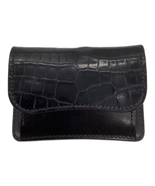 WILDSWANS（ワイルドスワンズ）WILDSWANS (ワイルドスワンズ) クロココインケース／TONGUE／CRC(SD) ブラック サイズ:-の古着・服飾アイテム