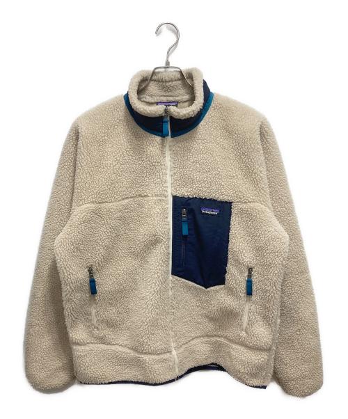 Patagonia（パタゴニア）Patagonia (パタゴニア) クラッシックレトロX ジャケット ベージュ×ブルー サイズ:Lの古着・服飾アイテム