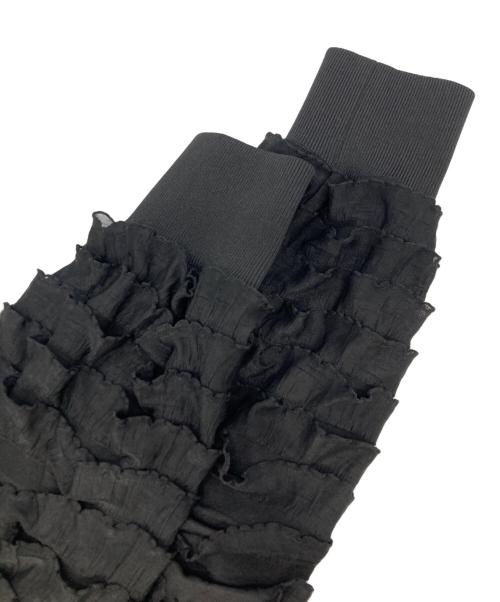 provoke（プロヴォーク）provoke (プロヴォーク) フリフリロングスリーブT ブラック サイズ:FREEの古着・服飾アイテム