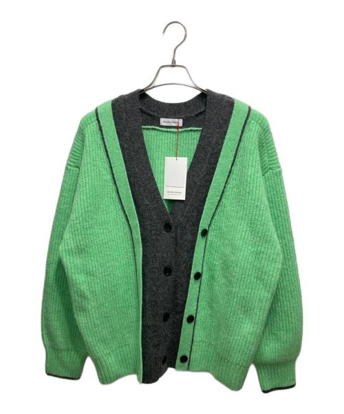 MAISON SPECIAL（メゾンスペシャル）MAISON SPECIAL (メゾンスペシャル) Double Color Layered Knit Cardigan グリーン サイズ:FREE 未使用品の古着・服飾アイテム