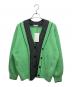 MAISON SPECIAL（メゾンスペシャル）の古着「Double Color Layered Knit Cardigan」｜グリーン