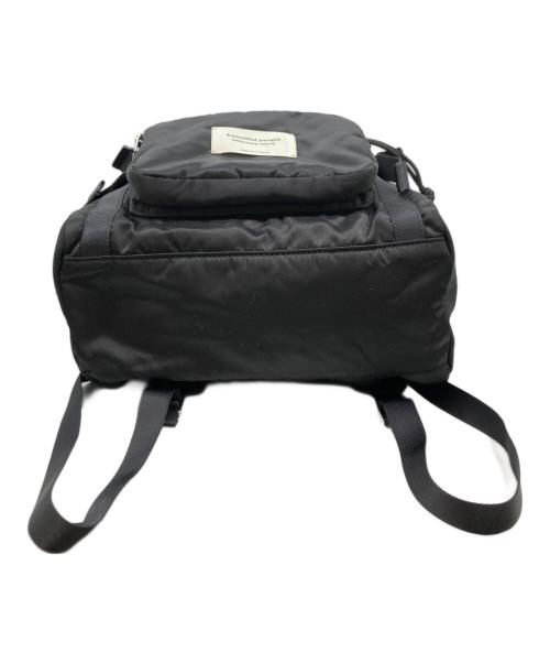 beautiful people（ビューティフルピープル）beautiful people (ビューティフルピープル) 別注ナイロンリュック ブラック サイズ:Fの古着・服飾アイテム