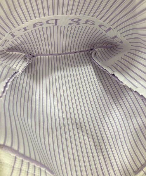 qbag paris（キューバッグ パリ）qbag paris (Qバッグ パリ) ニットバッグ プグレ トートバッグ トート トリコット バッグ A4 マルシェバッグ マルシェトート パープルの古着・服飾アイテム