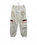 GUCCIグッチ）の古着「21SS カーゴパンツ」｜ホワイト