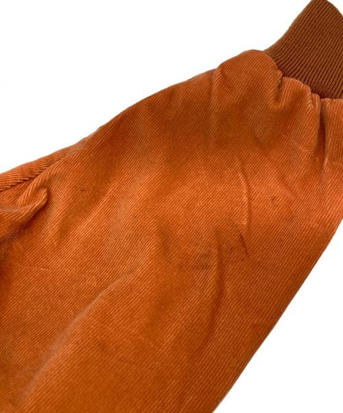 CHEMISE LACOSTE（シュミーズ ラコステ）CHEMISE LACOSTE (シュミーズ ラコステ) コーデュロイスイングトップ オレンジ サイズ:4の古着・服飾アイテム