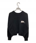 SLOBE IENAスローブ イエナ）の古着「24AW OUF ロゴニット」｜ブラック