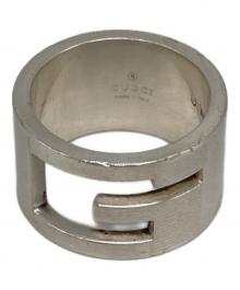 GUCCI（グッチ）の古着「オープンGリング」｜シルバー