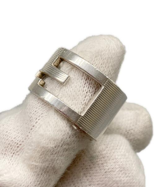 GUCCI（グッチ）GUCCI (グッチ) オープンGリング シルバー サイズ:13の古着・服飾アイテム