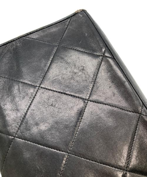 CHANEL（シャネル）CHANEL (シャネル) ココマークダイヤステッチチェーンショルダーバッグ ブラックの古着・服飾アイテム