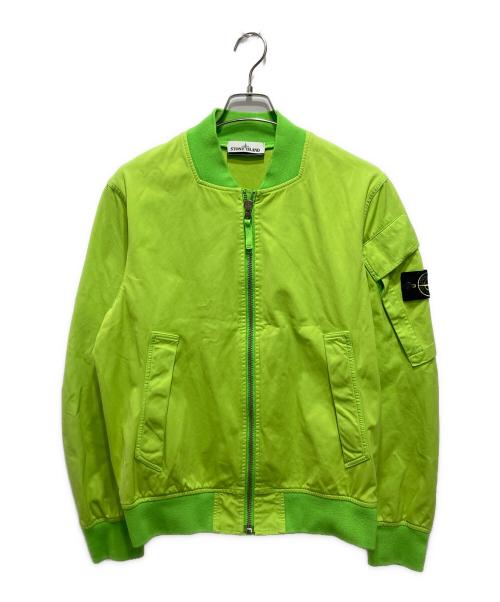 STONE ISLAND（ストーンアイランド）STONE ISLAND (ストーンアイランド) David TC Jersey Jacket 黄緑 サイズ:Mの古着・服飾アイテム