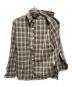 RRL (ダブルアール) コットンチェックシャツ ブラウン サイズ:S：9000円