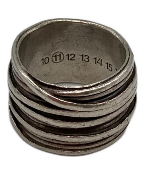 Maison Margiela（メゾンマルジェラ）Maison Margiela (メゾンマルジェラ) シルバーツイストリング シルバー サイズ:15号の古着・服飾アイテム