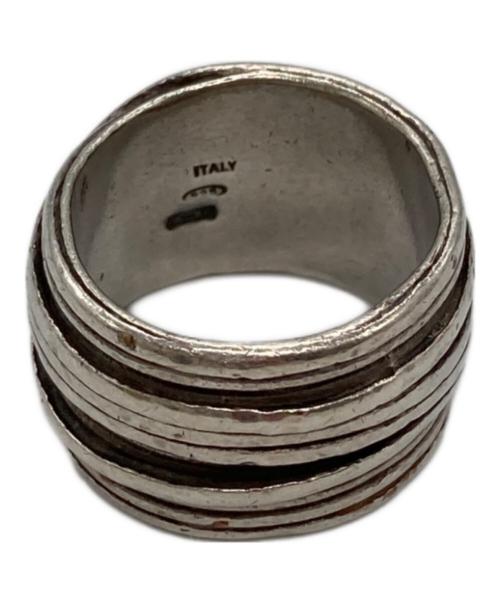 Maison Margiela（メゾンマルジェラ）Maison Margiela (メゾンマルジェラ) シルバーツイストリング シルバー サイズ:15号の古着・服飾アイテム