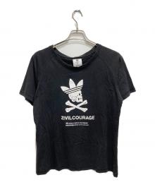 adidas ObyO×NEIGHBORHOOD（アデイダス オーバイオー×ネイバーフッド）の古着「プリントTシャツ」｜ブラック