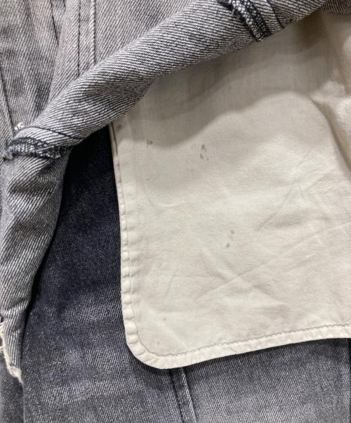 PRANK PROJECT（プランクプロジェクト）PRANK PROJECT (プランクプロジェクト) ショーツレイヤードデニムパンツ ブラック サイズ:36の古着・服飾アイテム