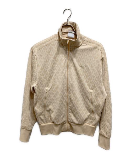 adidas Originals（アディダスオリジナル）adidas Originals (アディダスオリジナル) グラフィック モノグラム トラックジャケット ブラウン サイズ:Lの古着・服飾アイテム